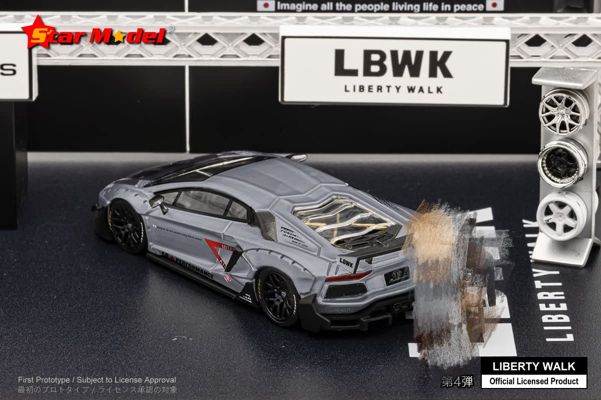 Amazon.co.jp: 1/64 Star Model liberty walk Lamborghini Aventador